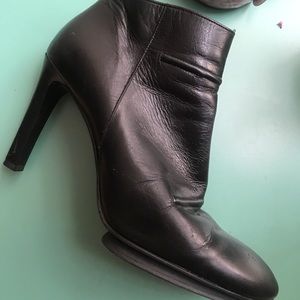 DKNY leather booties